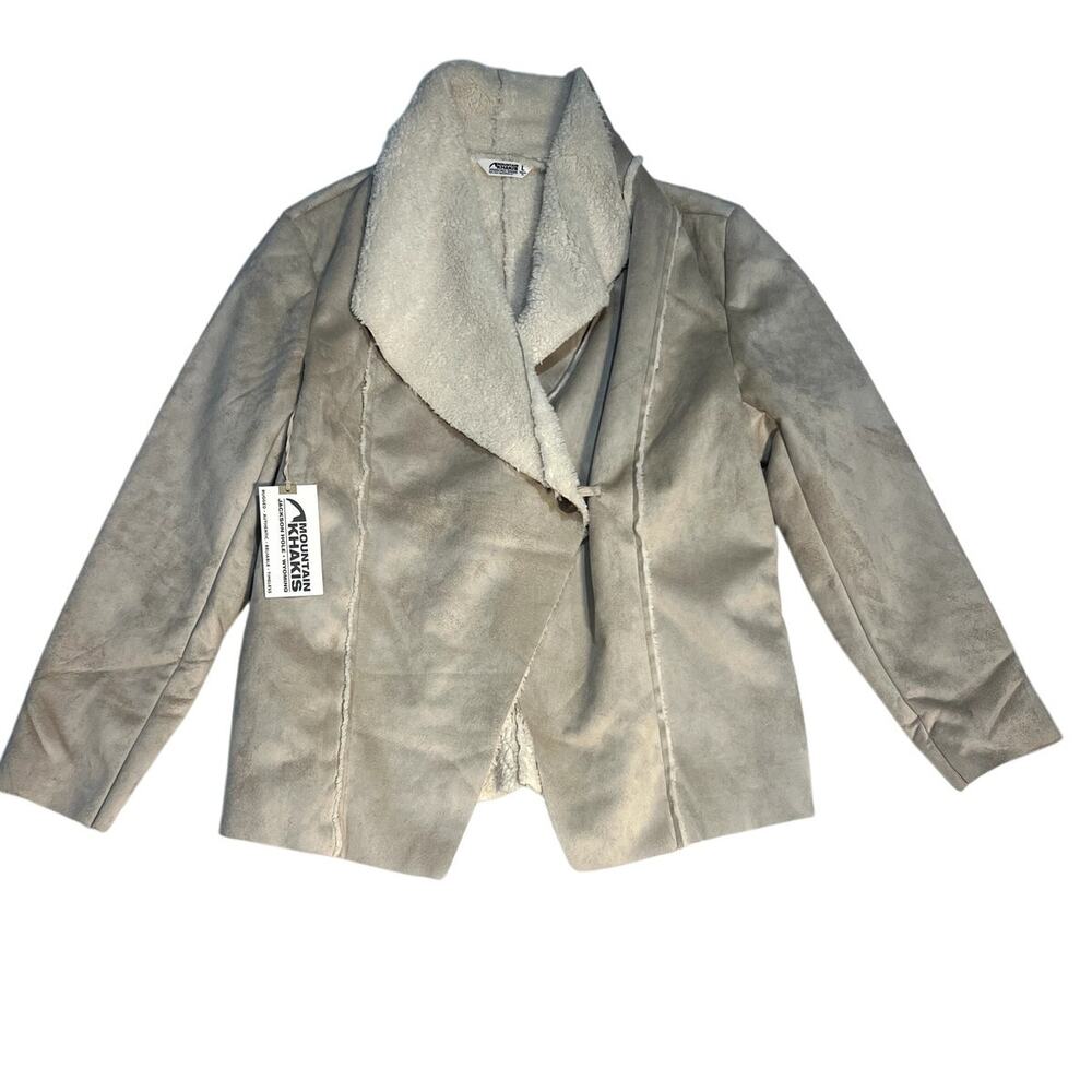 NWT Mountain Khakis Women's LoLo Shearling Jacket Size Large - Picture 1 of 13